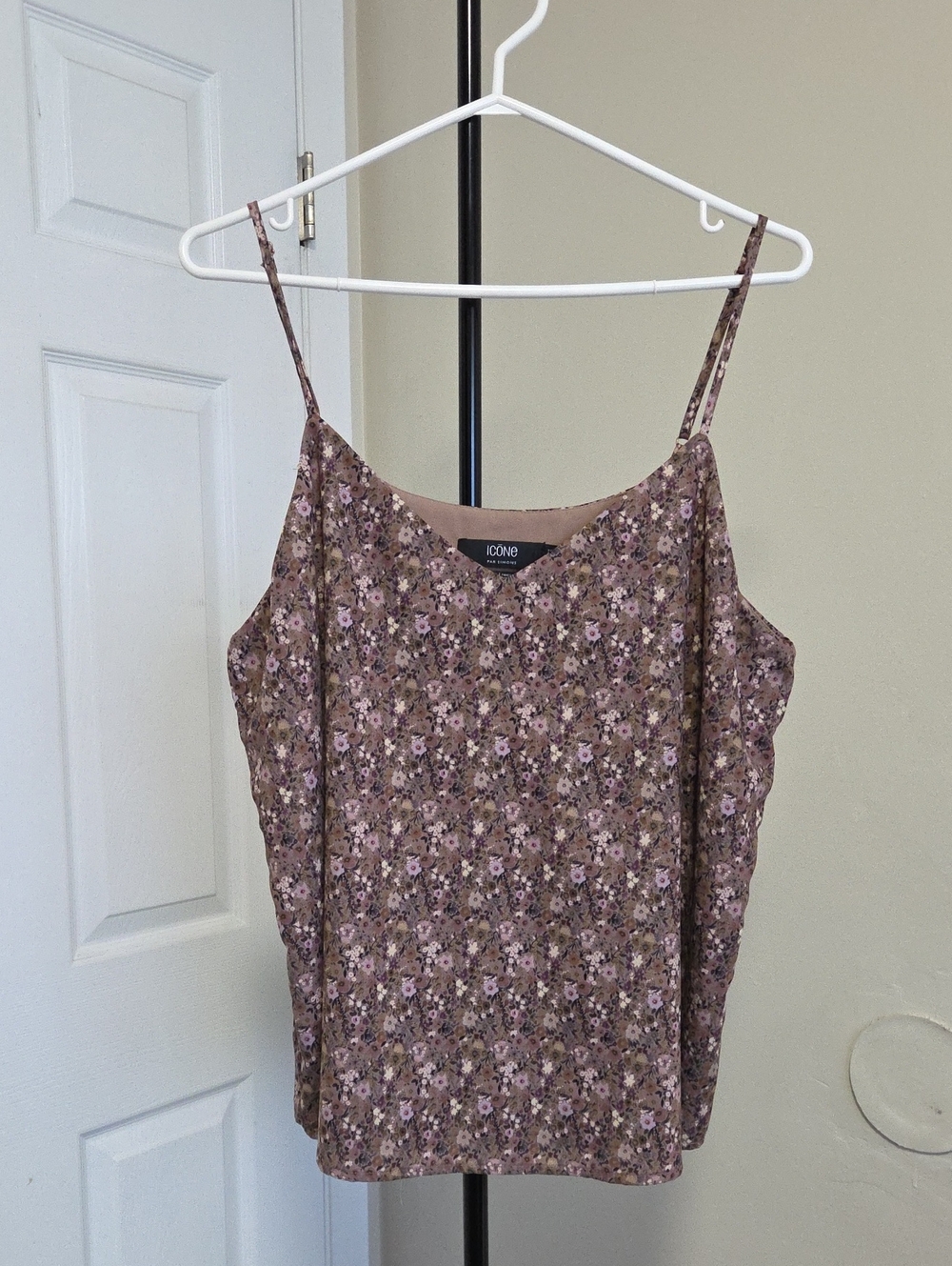 ICON Mauve Floral Spaghetti Strap Camisole
